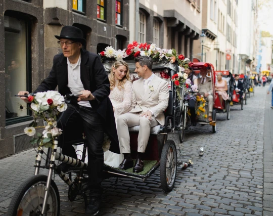 Wedding Rickshaw